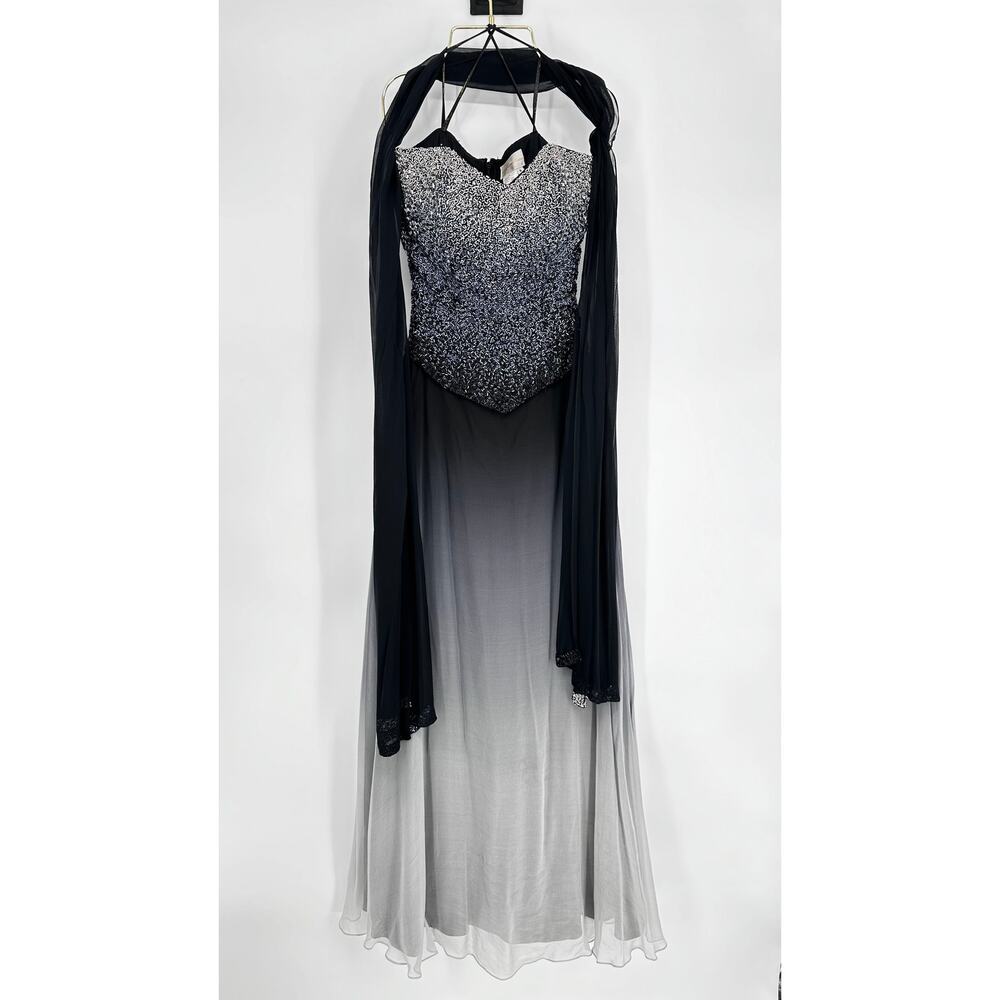 Cassandra Stone 100% Silk Strapless Dress Size 8